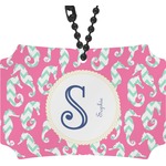 Sea Horses Rear View Mirror Ornament (Personalized)
