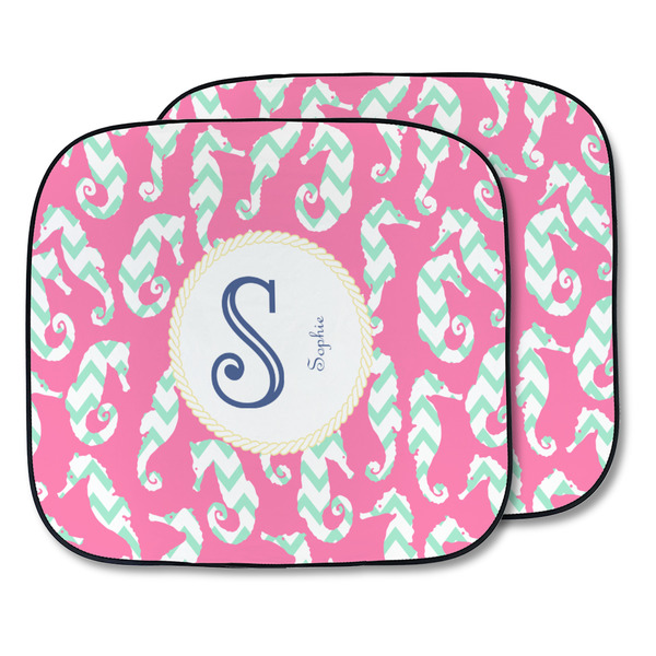 Custom Sea Horses Car Sun Shade - Two Piece (Personalized)