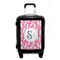 Sea Horses Carry On Hard Shell Suitcase - Front