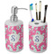 Sea Horses Ceramic Bathroom Accessories Set (Personalized)