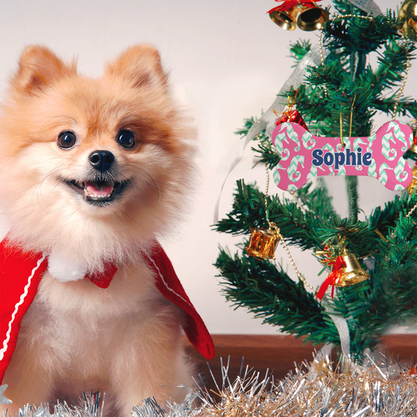 Sea Horses Ceramic Flat Ornament - Bone (LIFESTYLE)