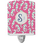 Sea Horses Ceramic Night Light (Personalized)