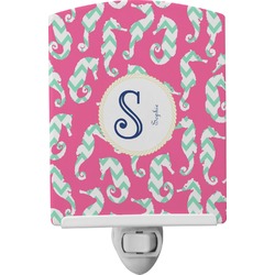 Sea Horses Ceramic Night Light (Personalized)