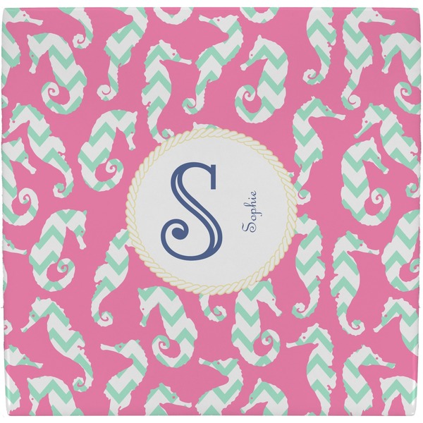 Custom Sea Horses Ceramic Tile Hot Pad (Personalized)