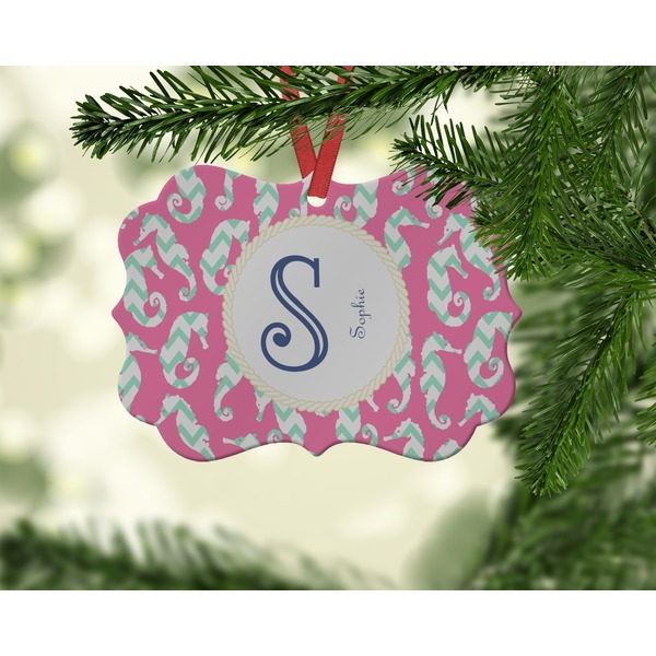 Sea Horses Christmas Ornament (On Tree)
