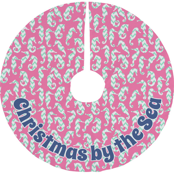 Custom Sea Horses Tree Skirt (Personalized)