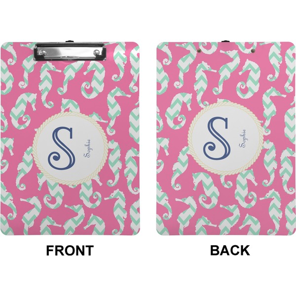 Sea Horses Clipboard (Letter) (Front + Back)