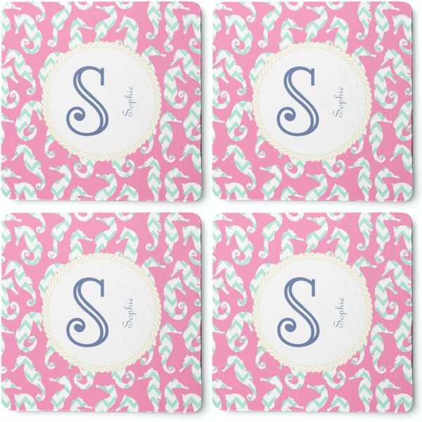 Sea Horses Coaster Rubber Back - Apvl