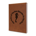 Sea Horses Leatherette Journal (Personalized)