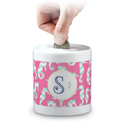 Sea Horses Coin Bank (Personalized)