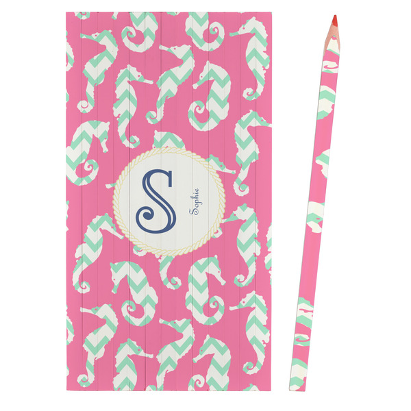 Sea Horses Colored Pencils - Front View