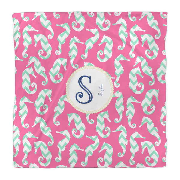 Sea Horses Comforter - Queen - Front