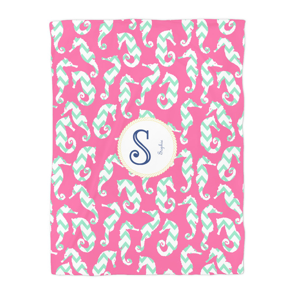 Sea Horses Comforter - Twin - Front