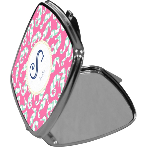 Sea Horses Compact Mirror (Side View)