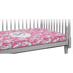 Sea Horses Crib Fitted Sheet (Personalized)