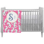 Sea Horses Crib Comforter / Quilt (Personalized)