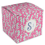 Sea Horses Cube Favor Gift Boxes (Personalized)
