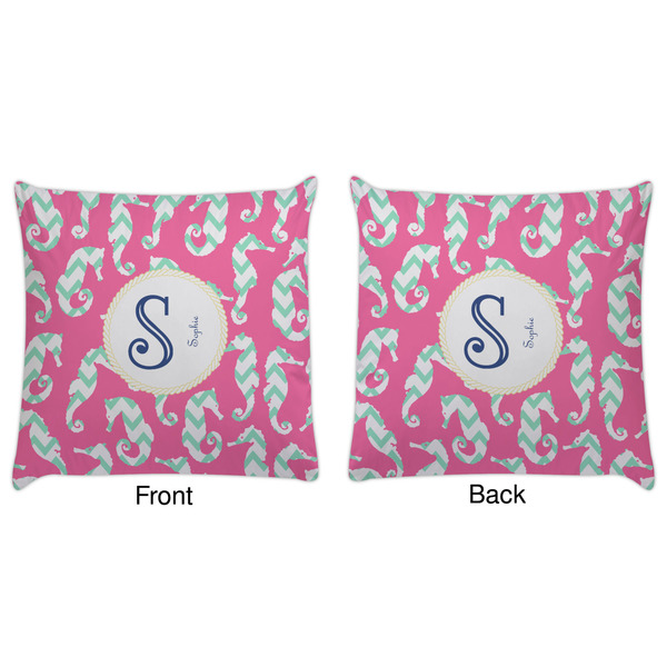 Sea Horses Decorative Pillow Case - Approval