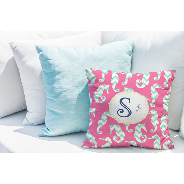 Sea Horses Decorative Pillow Case - LIFESTYLE 2