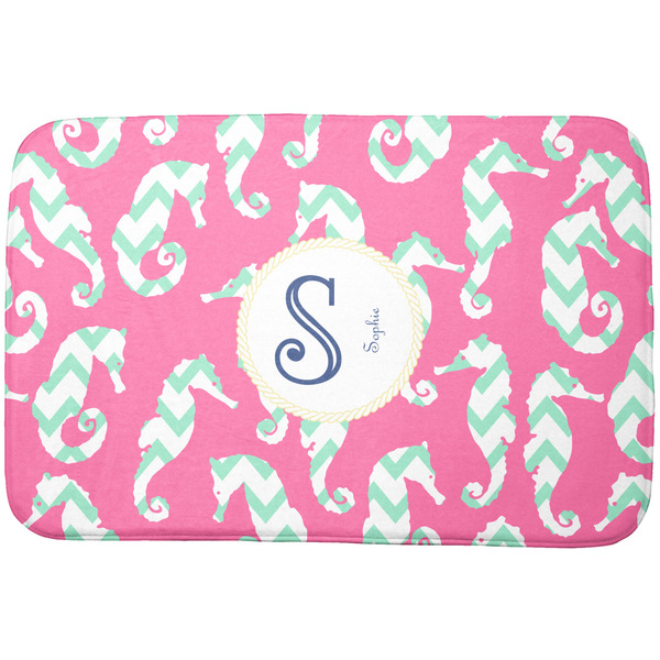 Custom Sea Horses Dish Drying Mat (Personalized)