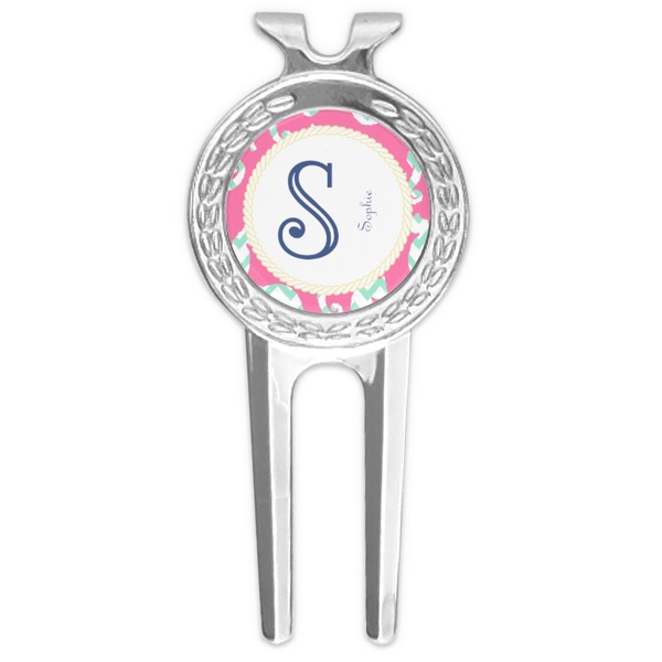 Custom Sea Horses Golf Divot Tool & Ball Marker (Personalized)