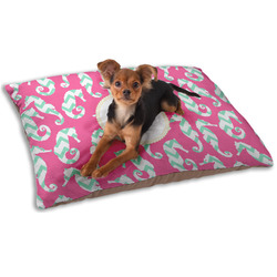 Sea Horses Dog Bed - Small w/ Name and Initial