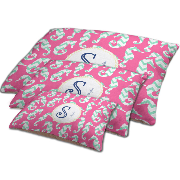 Sea Horses Dog Beds - MAIN (sm, med, lrg)