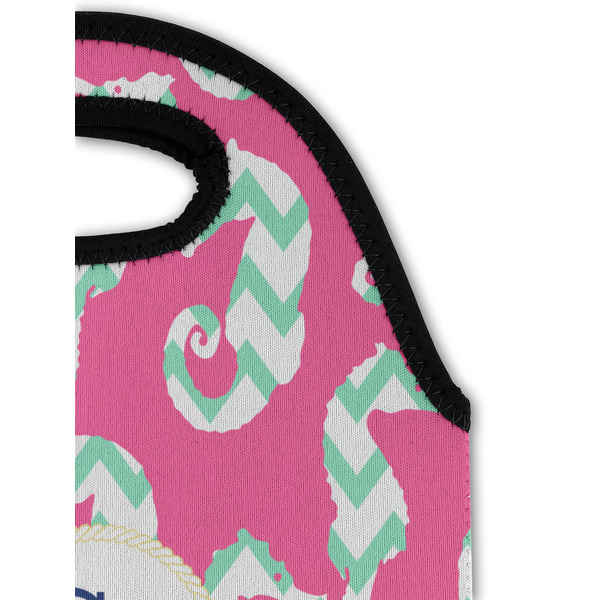 Sea Horses Double Wine Tote - Detail 1 (new)