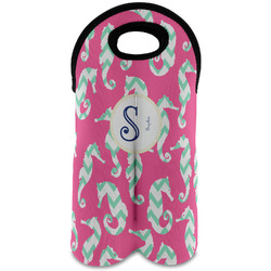 Sea Horses Wine Tote Bag (2 Bottles) (Personalized)