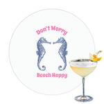 Sea Horses Printed Drink Topper (Personalized)