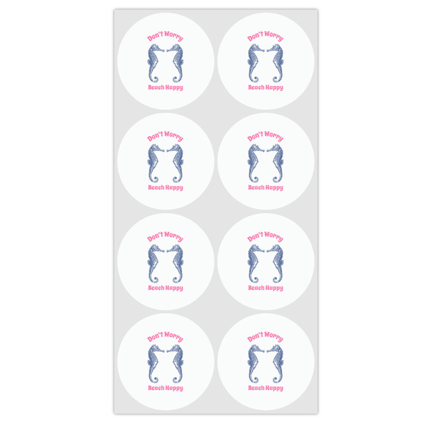 Sea Horses Drink Topper - Medium - Set of 12