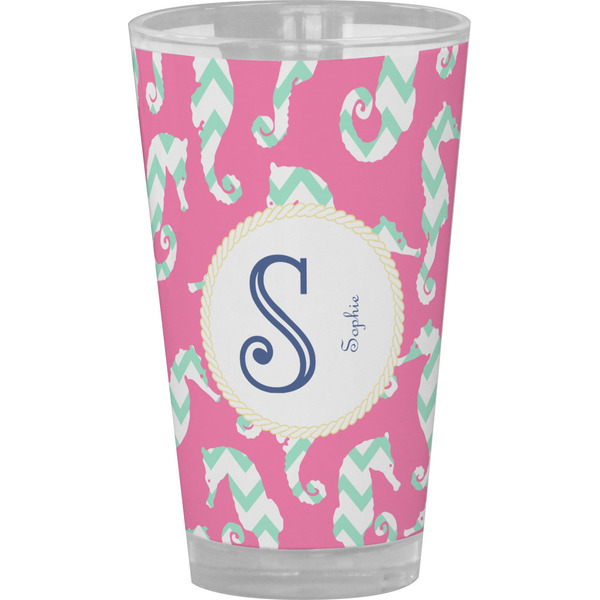Custom Sea Horses Pint Glass - Full Color (Personalized)