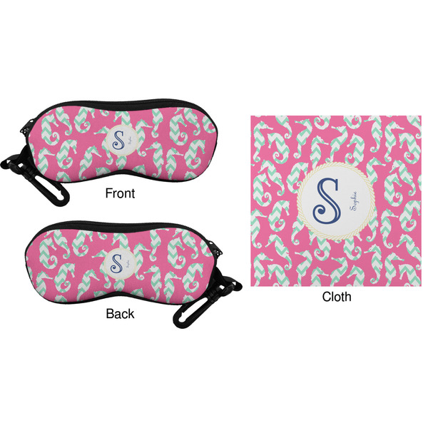 Sea Horses Eyeglass Case & Cloth (Approval)