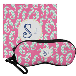 Sea Horses Eyeglass Case & Cloth (Personalized)