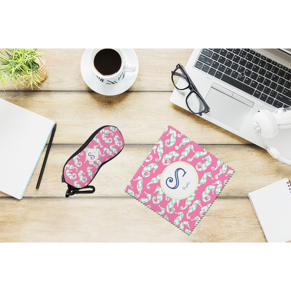 Sea Horses Eyeglass Case and Cloth Set - LIFESTYLE