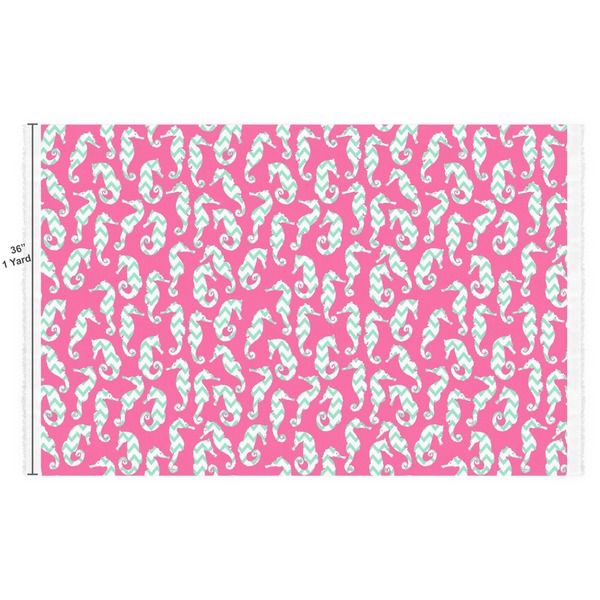 Sea Horses Fabric Full Yard