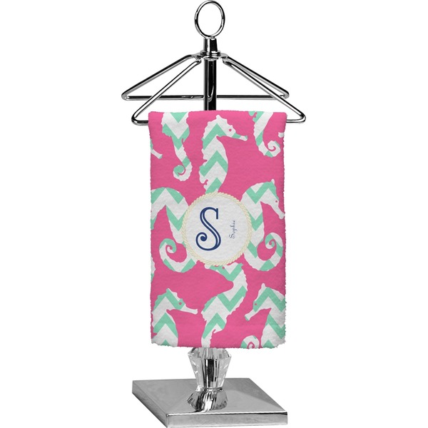 Custom Sea Horses Finger Tip Towel - Full Print (Personalized)