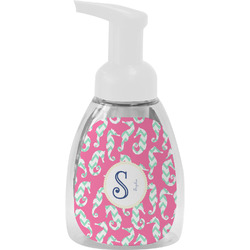 Sea Horses Foam Soap Bottle - White (Personalized)