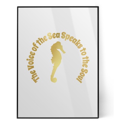 Sea Horses Foil Print (Personalized)