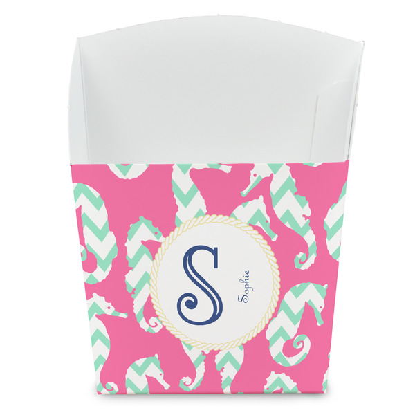Custom Sea Horses French Fry Favor Boxes (Personalized)
