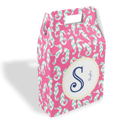 Sea Horses Gable Favor Box (Personalized)