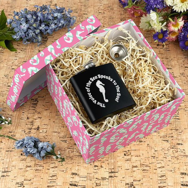 Sea Horses Gift Boxes with Lid - Canvas Wrapped - X-Large - In Context