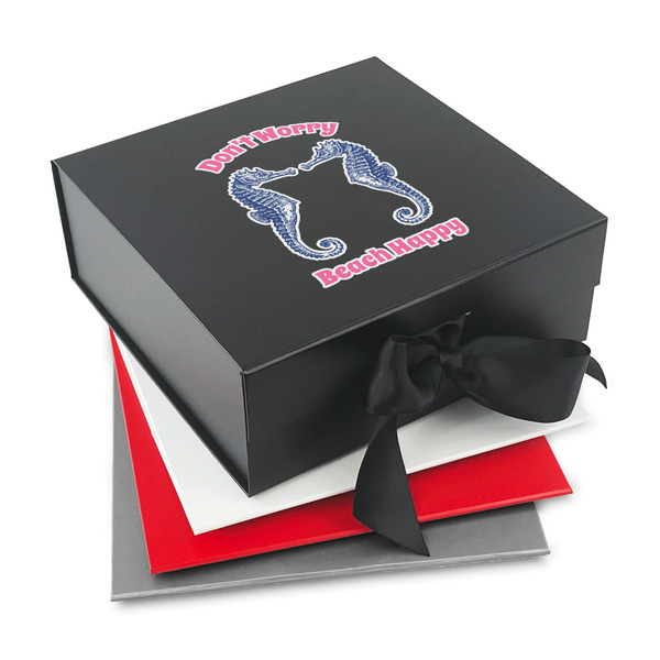 Custom Sea Horses Gift Box with Magnetic Lid (Personalized)