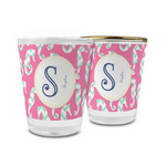 Sea Horses Glass Shot Glass - 1.5 oz (Personalized)