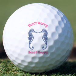 Sea Horses Golf Balls - Titleist Pro V1 - Set of 3 (Personalized)