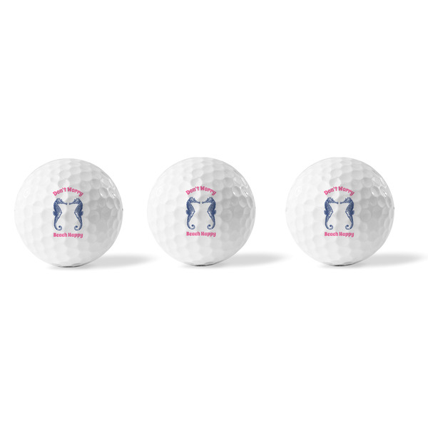 Sea Horses Golf Balls - Generic - Set of 3 - APPROVAL