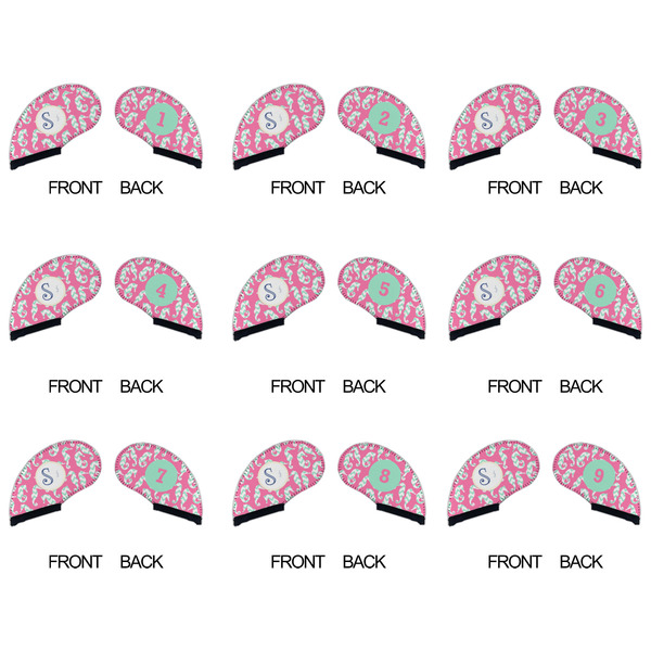 Sea Horses Golf Club Covers - APPROVAL (set of 9)