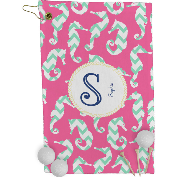 Sea Horses Golf Towel (Personalized)