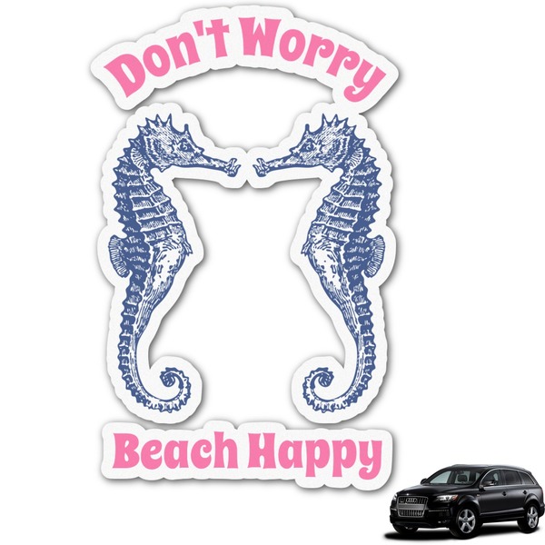 Custom Sea Horses Graphic Car Decal (Personalized)
