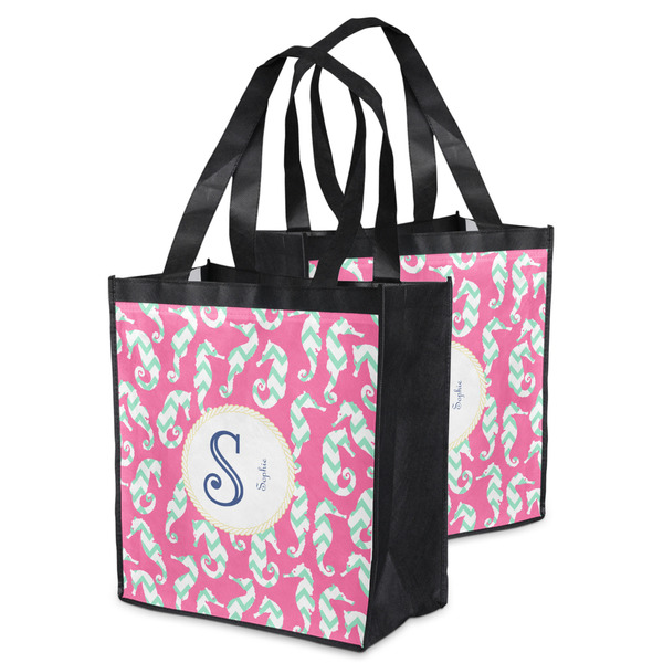 Sea Horses Grocery Bag - MAIN